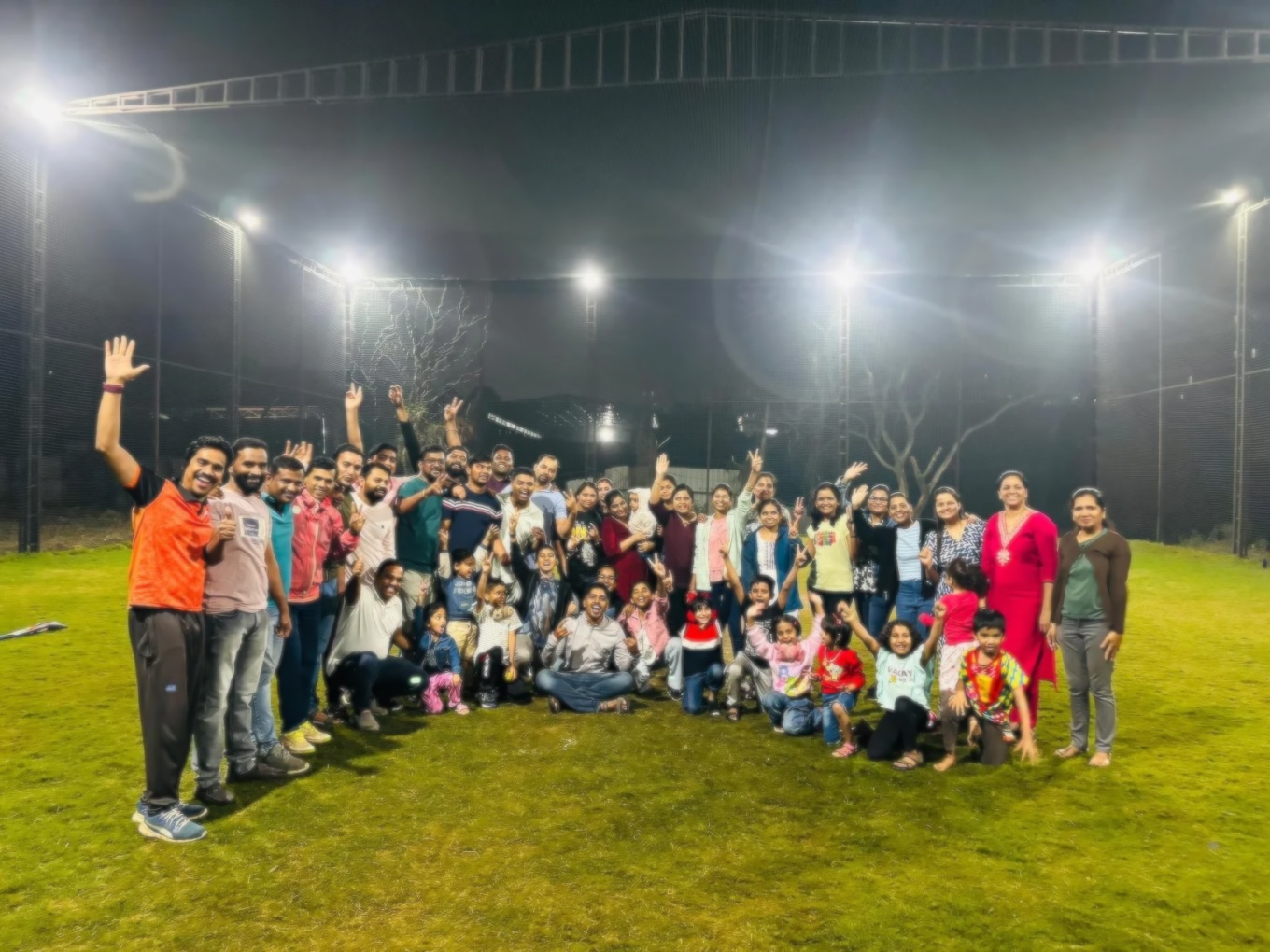 JJV Cricket Ground Night